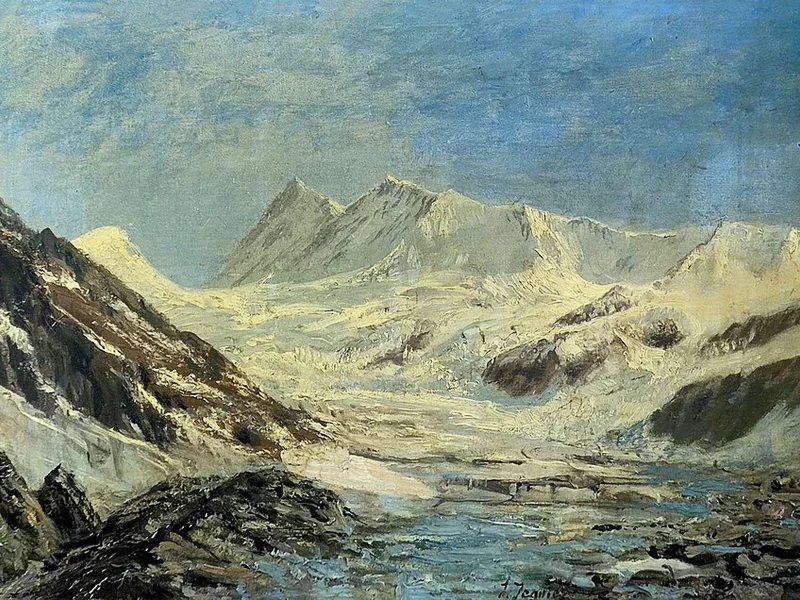 1834-Jules Jequier - Ghiacciaio